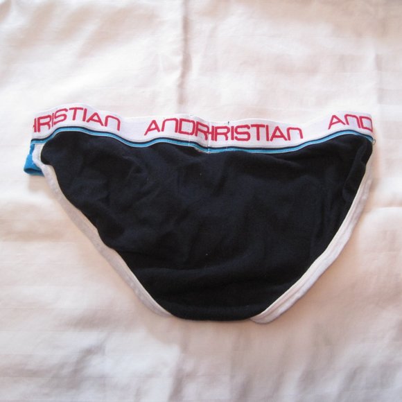 Andrew Christian Black Underwear Brief Black with - Picture 2 of 6
